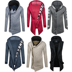 BOLF Herren Sweatjacke Kapuzenpullover Sweatshirt Hoodie Lang