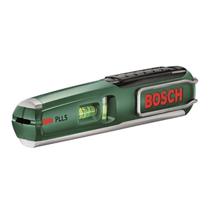 BOSCH PLL 5 Laser-Wasserwaage inkl. Wandhalterung