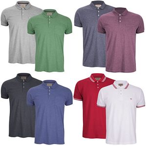 Brave Soul Herren 2er-Pack Polos Shirts