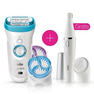 Braun Silk-épil 9 Skin Spa 9-969e wet&dry + gratis Braun FACE 810