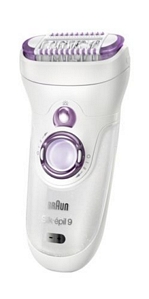 Braun Epilierer Silk-épil 9 Skin Spa 9-961 wet&dry mit Trimmeraufsatz