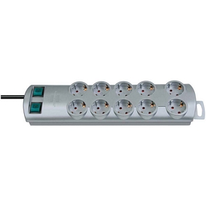 Brennenstuhl Primera-Line Technik silber 10-fach, 2m (1153390120)