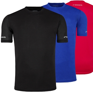 Funktions-Shirt BROOKS Herren schwarz/rot/blau A108
