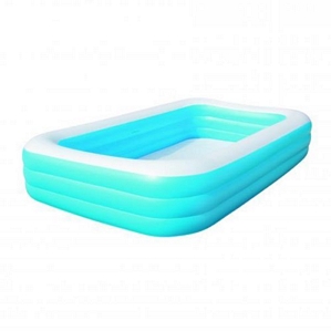 Bestway 3 Ringe Rectangular Pool Planschbecken 305cm x 183cm x 56cm