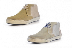 Fitters Footwear Cafe Moda Herren Sneaker Schuh Wildleder Schnürer CASUAL