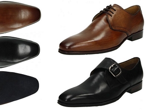 Fitters Footwear Cafe Moda Herren Business Leder Schuh Schnürer oder mit Schnalle