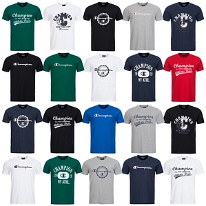 CHAMPION Herren T-Shirt Freizeit Rundhals Kurzarm