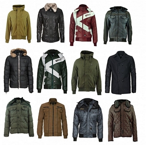 CIPO & BAXX Jacke Herren Übergangsjacke Kapuzen-Jacke Frühlingsjacke