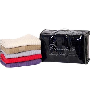 6tlg Comtesse Frottier Handtuchset 50×90 Handtuch Set Sauna Duschtuch