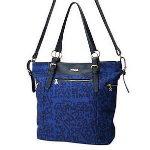Desigual Damentasche LA VIDA ES CHULA Henkeltasche Schultertasche