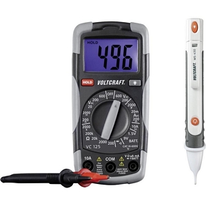Digital-Multimeter VoltCraft DT-TEST-KIT 150 inkl. berührungsloser Spannungsprüfer