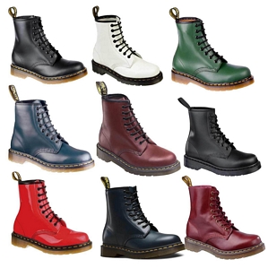DR. MARTENS DOC BOOTS STIEFEL SMOOTH 8 EYE LOCH 1460Z LEDERSTIEFEL