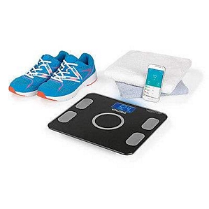 VITALmaxx Bluetooth Körperfettwaage Körperanalysewaage Personenwaage inkl. APP