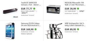 Ebay-WOW SuperWeekend – diverse Schnäppchen