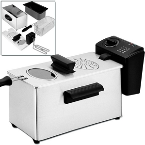 Edelstahl Friteuse 3,5L 2200 W Fritteuse