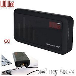 WOWee ONE Gel Speaker tragbare Lautsprecher mit Subwoofer