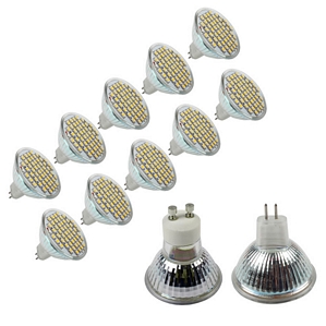 10x 3W / 8x 5W LED Strahler Licht Spot Lampe Leuchte GU10 / MR16 warmweiß