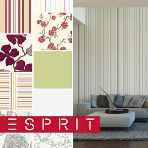 ESPRIT HOME VLIES-TAPETE verschiedene Farben + Struktur