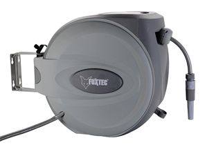 Fuxtec M20EVO Grau 20m Wasserschlauch Schlauchtrommel Schlauchaufroller Schlauch