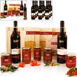12x FEINKOST KÄFER Pasta Lebensmittel Gourmet Wein Rotwein Olivenöl Pesto Nudeln