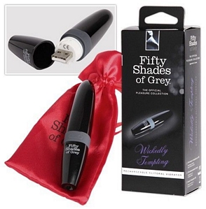 Fifty Shades of Grey Wickedly Tempting Auflegevibrator 6 Stufen Sextoy
