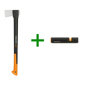Spaltaxt X21-L inkl. Messerschärfer XSharp Axt Spaltbeil Holzaxt