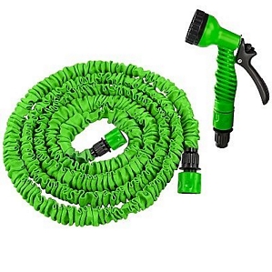 Grafner Flexibler Gartenschlauch dehnbarer Wasserschlauch 30 Meter Garten