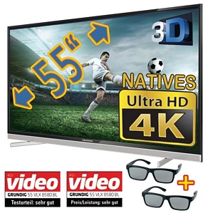 Grundig 55 VLX 8580 BL 55 Zoll Ultra-HD-4k-Fernseher