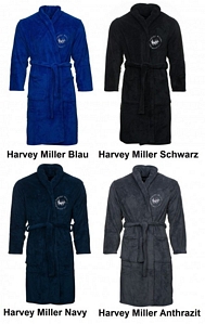 Harvey Miller Polo Club Bademantel Saunamantel