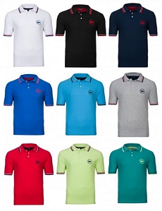 Harvey Miller Polohemd Herren Poloshirt Freizeit Sommershirt Sport HRM4063