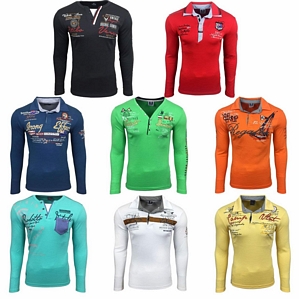 Avroni Men Fashion Herren Longsleeve Langarm T-Shirt