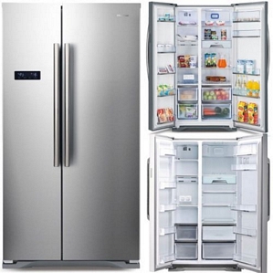 Hisense SBS 562 A+ EL Side-by-Side Gefrierkombination Kühlschrank