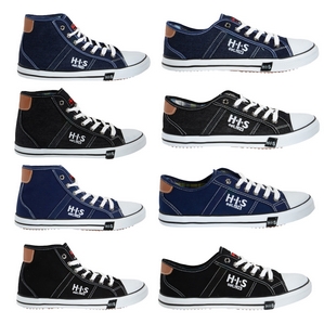 H.I.S Herren Sneaker Low oder High Cut Canvas oder Denim