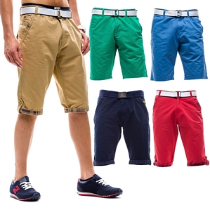 Hikis Herrenhose Kurze Bermuda Shorts Hose