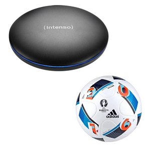 Intenso Memory Space 1TB externe Festplatte + Top Glider inkl. EURO 2016 Fußball