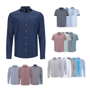 JAKE*S Herren Business-Hemden