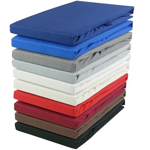 Jersey Spannbetttuch Kinder Spannbettlaken Bettlaken Betttuch 100% Baumwolle (5 verschiedene Maße)
