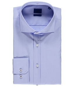 Joop Herren Hemd L-HankoSlimfit Langarm Blau – Weiß