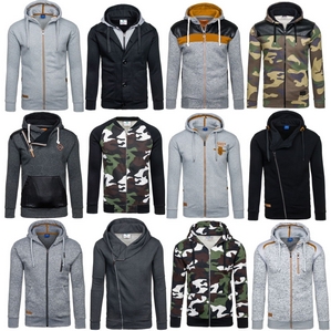 Kapuzenpullover Hoodie Motiv Sweatjacke Langarmshirt Mix Zip Sweatshirt 1A1 Military