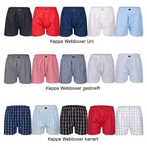 Kappa 4er Pack Web-Short Boxershort Elmir