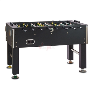 Profi Kickertisch Tischfussball Tischkicker Black Star inkl. 4 Getränkehalter