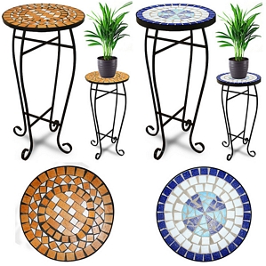 Beistelltisch MOSAIK Tisch Bistrotisch Blumenständer Blumenhocker