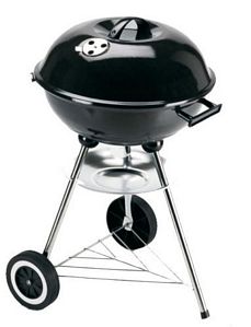Landmann Kugelgrill + Grillzange BBQ Grill Grillwagen Holzkohlegrill