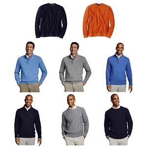 LANDS´ END Herren Pullover und Troyer Sweatshirt in vielen Farben
