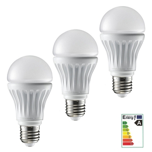 3x LG LED Leuchtmittel E27 Classic warm-weiss 7,5W 2700K 450lm 140° Glühbirne