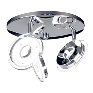 LICHT-TREND Sempre Tres / LED-3er Spot / Ø 25 cm / 1200 Lumen / LED Deckenlampe