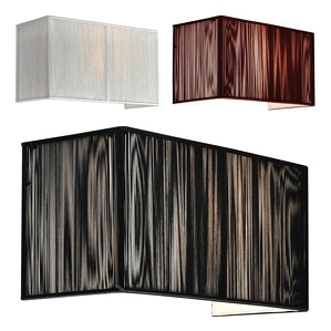 s.LUCE Twine Stoff-Wandleuchte 30 cm / 3 Farben