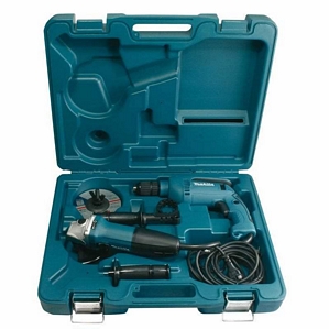 Makita DK1185 Set Winkelschleifer GA5030 + Schlagbohrmaschine HP1641
