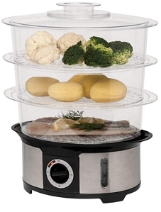 MEDION MD 14209 Dampfgarer 1000 W 1,4L Wasserstandsanzeige Überhitzungsschutz