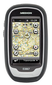 Medion GoPal S3867 MD 98406 Outdoor Navigationssystem
